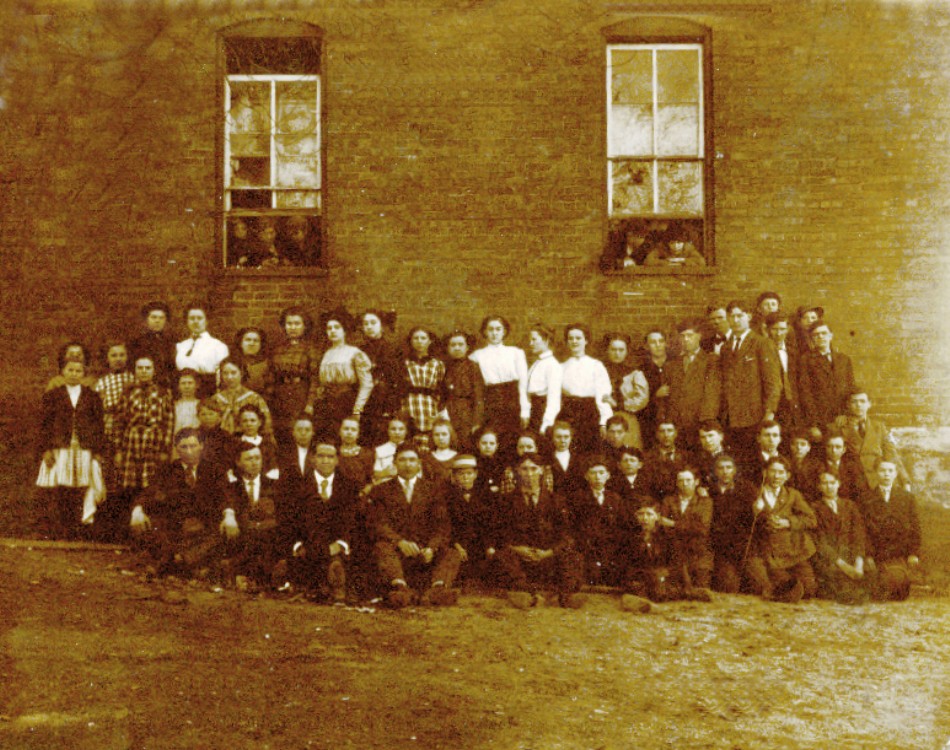 006 School photo, many adults